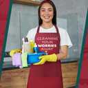 12 Pcs Housekeeping Appreciation Gifts Cleaning Apron for Housekeeping Week Cleaning Apron Bulk with Pocket Housekeeper Team Uniform Accessory for Hotel Service Staff Coworker Hospital Thank You Gift