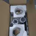 Dimmable Battery Operated Wall Sconce Set of 2, Rechargeable Wall Mount Light No Wiring, Easy Install Wireless Wall Lamp for Living Room Bedroom Hallway Farmhouse Indoor, Bulb Included (Black-Warm light)