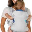 Infantino Flip 4-in-1 Light & Airy Convertible Baby Carrier, Adjustable, Ergonomic Babywearing, Registry Essential, Baby Carrier for Newborn to Toddler