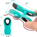 Chip Clips Bag Clips Magnetic Bread Bag Food Package with Silicone Textured Mouth, 10 Pieces in 5 Colors