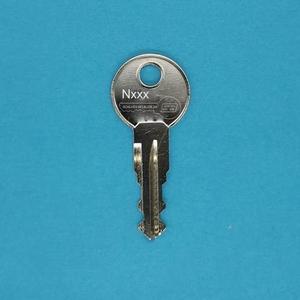 Replacement key for Thule carrier systems and roof boxes. Key number Thule - N094