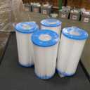 Type A or C Pool Filter Cartridges for in-tex 59900E / 29000E Type A or Type C Best-Way Type 3 (Type III) Replacement Pool Filter Pumps (4 Pack)