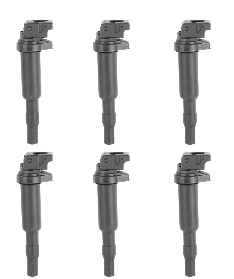 Pack of Ignition Coil Compatible with BMW 325i 325Ci 328i 330Ci 335i 525i 528i 530i 535i 545i 745Li X3 X5 M5 M6 Z4- Replaces 0221504470