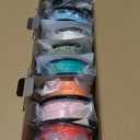 TECBEARS High Speed PLA 3D Printer Filament Bundle, Matte PLA Filament 1.75mm for High Speed 50-600mm/ s, 8 Pack, 250g Spool, Black+White+Blue+Orange+Pink+Red+Green+Olive Green