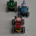 JOYIN 3 Pack Monster Truck Toy - Motion Activated Light-Up Cars for Toddlers - Monster Treads Lightning Wheels - Baby Toy Present - Press & Go Cars for Boys Girls Birthday Gifts