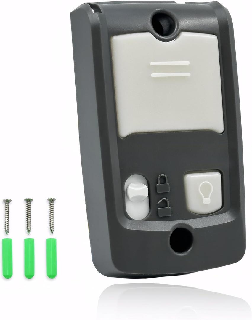 Upgraded for Genie Garage Door Opener Wall Console for Genie Series II Openers, Replace 39165R GPWC-2WLB GBWCSL2-BX GBWC2-BX 37351R Wall Mount Wired Keypad, Sure-Lock & Vacation Lock & Light Button