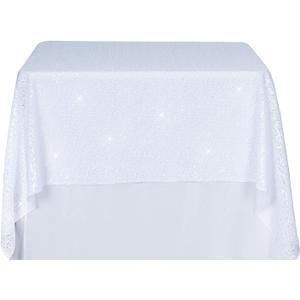Table Cloth White 2 Pcs 50-50In