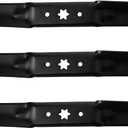 (3PCS) 942-05056A Lawn Mower Medium Lift Blades 54" Cut - Replaces OEM 942-05056 742-05056 742-05056A - Fits MTD Cub Cadet RZT-L54 XT1 XT2 Troy-Bilt Mustang 54 XP Mower