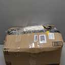 Goose Feather Down Fiber Comforter Oversized Queen - 100% Organic Cotton Shell All Season Duvet Insert, Medium Warmth Hotel Luxury Bedding Comforter(98x98 Inch, White) (Year-round)