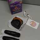 Mini Karaoke Machine for Kids Adults, Birthday Easter Gifts for Boys 3, 4, 5, 6, 7, 8, 9+ Years Old, Portable Bluetooth Speaker with 2 Rechargeable Wireless Microphones Family Home Party (Black)