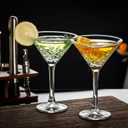 Vintage Martini Glasses, Set of 4 Crystal Coupe Glasses, 4oz Stemmed Cocktail Glasses, Margarita Cups, Champagne Glasses for Espresso Martini, Manhattan as Bar Glassware, Gifts