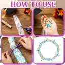 2 Roll 2026 Graduation Candy Lei Poly Tubing 2.8 Inch x 312 ft Clear Graduation Candy Lei Making Kit Clear Poly Tubing for DIY Grad Wreaths Snacks Hawaiian Party Wedding Supplies