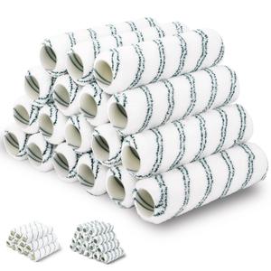 1/2" Nap Microfiber Paint Roller Covers, Lint-Free Microfiber Covers Refills,  Ideal for All Paints and Stains, House Painting Supplies
