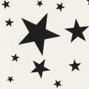 Gift Wrap - Stars - Black on Cream