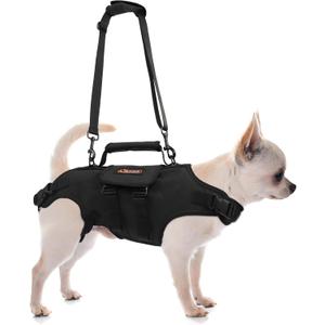 Dog Lift Harness, Full Body Support with Adjustable Control Handle for Small Senior Dogs, Post-Surgery Recovery & Joint Problems (Oxford Cloth, S)