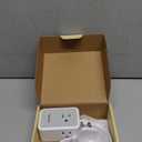 TESSAN Small Flat Plug Power Strip, Ultra Thin Extension Cord with 3 USB Wall Charger (1 USB C), 3 Outlets Mini Charging Station, 5 ft Slim Plug for Cruise Travel Office School Dorm Room Essentials (Gray)