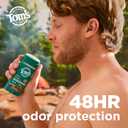Tom’s of Maine Deep Forest Natural Deodorant for Men and Women, Aluminum Free, No Artificial Fragrances, Dyes, or Preservatives, Baking Soda Free, 48-Hour Odor Protection, 3.25 oz (2 Pack)
