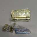 goldenwarm 2pack Polished Brass Door Hinges 4 Inch Self Closing Spring Door Hinge with 5/8" Radius Corners - Adjustable Door Closing, Residential & Heavy-Duty Hardware