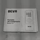 BEVA Tire Inflator Portable Air Compressor, 4X Faster Inflation Air Pump with Digital Pressure Gauge, 150PSI Cordless Tire Inflator with LED Light for Car, Electric Bikes, Motorcycle, Bike, Ball (Medium)