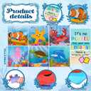 Resurhang 24 Sets End of Year Student Gifts from Teacher Bulk Under the Sea Magnetic Puzzle Party Favors Set Magnetic Puzzle Books Bulk for Kids Preschool Kindergarten Graduation Gifts