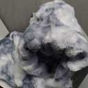 EverGrace Ultra Soft Luxury Fluffy Faux Rabbit Fur Throw Blanket, Thick Warm Bubble Throw for Bed, Cozy Plush Reversible Blankets for Couch, Chair, Sofa, Cloud Blue, 60x80 Inches
