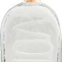 Mud Pie Vodka Glass Leather Decanter Pitchers, 11 1/4" x 4", CLEAR