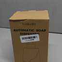 BosilunLife Automatic Soap Dispenser Bathroom - Liquid Hand Free Dispenser Smart Electric Lotion Soap Dispenser Touchless with Waterproof Pump Rechargeable Dish Soap Dispenser Ceramic Black