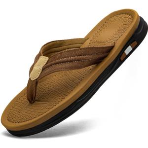 Mens Flip Flops Thong Sandals Lightweight Comfortable Summer Beach Slides Soft Cushion Footbed Open Toe Slippers for Pool Showers Dorms Water Friendly Indoor and Outdoor (XL)