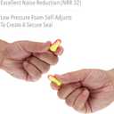 Howard Leight by Honeywell - R-01204 Laser Lite High Visibility Disposable Foam Earplugs, Pack of 1 (50 Pairs),Yellow