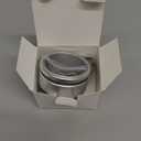 Anovo Flag Pole Rings, Aluminum Alloy Flagpole Rings 360 Rotating Anti Wrap Flag Mounting Ring with Carabiner for 1.75-2.02 Inch Diameter Flagpole (Matte Silver, 2 Inch -Pack of 2)