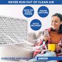  Aerostar 20x20x2 MERV 13 Air Filter, 4 Pack Set of HVAC Furnace Filters, Electrostatic MPR 1500-1900 & FPR 10 (Actual Size: 19 1/2 x 19 1/2 x 1 3/4 inches)