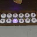 SHYMERY Submersible LED Light,Purple Waterproof Flameless Candle Tea Lights,Underwater Battery Operated Seasonal Festival Celebration Light for Table,Wedding Centerpieces, Party,Pack of 12