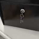 XL Post-Mount Mailbox, Weather Resistant, Large Outdoor Mailboxes, Galvanized Steel Heavy Duty Mailbox, Easy to Install, Flag Included, Black (18"x15.6"x11.8")