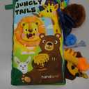hahaland Baby Books 0-6 Months,Infant Tummy Time Toy Sensory Toys 6 to 12 Months Touch Feel Book Travel Toy Gifts for Boy Girl 0-3 Month Baby Shower Birthday Easter Basket Stuffers (Single)