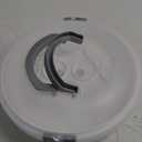 Juvale Pie Carrier with Lid & Handle - 12 x 4 in, White Round Plastic - Reusable Plastic Pie Container with Lid for Transport - Cake Carrier & Round Cake Holder