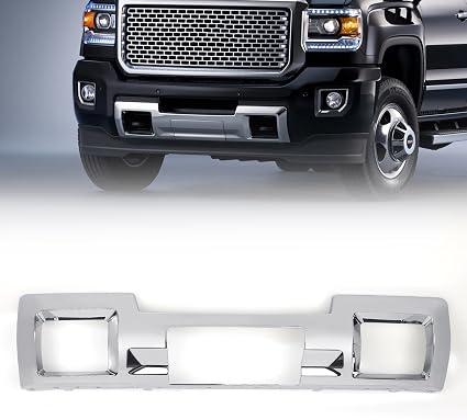 Skid Plate Compatible with GMC Sierra 2500HD 3500HD 2015-2019
4 Door Replacement Front Bumper Skid Plate Panel Chrome 23178964 23178780 GM1053103C