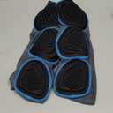 Champro Sports Bull Rush 7-Pad Integrated Football Girdle, Compression Fit, Blue-Grey, Size: Small