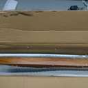 Adjustable Dog Ramp for Bed - 48" Long Foldable Wooden Ramp for Dogs to Get on Bed, Couch, or Car with 16.5" Wide Walking Space (Walnut Wood with Gray Carpet)
