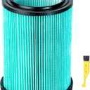 VF6000 5-Layer HEPA Replacement Filter for Ridgid Shop Vac 5-20 Gallon Wet/Dry Vacuums WD5500 WD0671 WD6425 WD7000 WD1280 WD1851 WD1680 WD1956 RV2400A 1400RV RV2600B, for Husky 6-9 Gallon Vacs