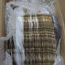 JEVERGN 40 Pack Gold Charger Plates Bulk, 13'' Reef Chargers for Dinner Plates, Gold Plate Chargers Set of 40, Round Plastic Charger for Wedding, Party Event, Dinner, Table Setting