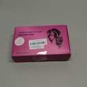 QGZ Curly Clip in Hair Extensions 4PCS Yaki Texture Synthetic Lace Weft Hair Extensions for Women(18inch,Black)