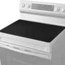 Stove Top Cover for Electric Stove, Silicone Glass Cooktop Protector, 28"x20" Stove Mat, Cooktop Protector, Heat Resistant Range Ceramic Stove Top Covers Mat, Dish Drying Mat XL (Black, 28" x 20")