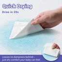 100 Pack Disposable Changing Pads for Baby, 18" x 24" Super Absorbency Disposable Underpads Large Bed Pads Absorbent Fluff Protective Table Pads Disposable Diaper Changing Pads, Leakproof