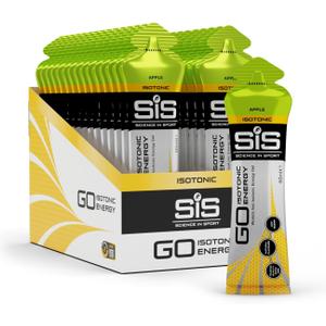 Science in Sport GO Isotonic Energy Gel - Fast-Acting Liquid Carbohydrate Gel for Instant Energy - Sports Nutrition - Gluten-Free & Vegan - Apple Flavor - 30 Count (EXP 02/04/26)