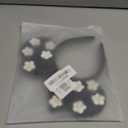 PAITTY Pearl Mouse Ears Bow Headbands for Girls Kids Sparkle Hair Band Ear Headband Party Princess Trip Cosplay Costume Decor (Black Flower)