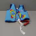 Pottwal Swim Vest for Kids - Swim Jacket for 1-2 Years (24-33LBS) - Buoyancy Aid Made of Neoprene & EPE - with Adjustable Crotch Strap (Small, Sea Blue)