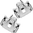 cciyu 18B4845 18B4844 Front Left & Right Brake Calipers With Bracket For Jeep For Liberty 2002-2007