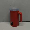 Ovetedot Milk Frother, 4in1 Milk Frother and Steamer, 13.5oz/400ml Automatic Hot and Cold Foam Maker and Milk Warmer, Electric Frother for Coffee, Latte, Cappuccino, Macchiato, Matcha(Red)