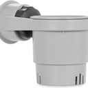 Camco RV Cup Holder with Mechanical Suction  Portable Drink Holder for RVs, Campers, & Boats - Features Heavy-Duty Suction Cup Mount Compatible w/Smooth, Non-Porous Surfaces - Gray (53084) (One Size)