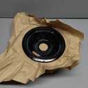 GE Black Stove Drip Pans, 10% Energy Save by Enamel Spraying Prevent Bending and Rust - Include 2 6'' Burner Drip Pans and 2 8'' Drip Bowl